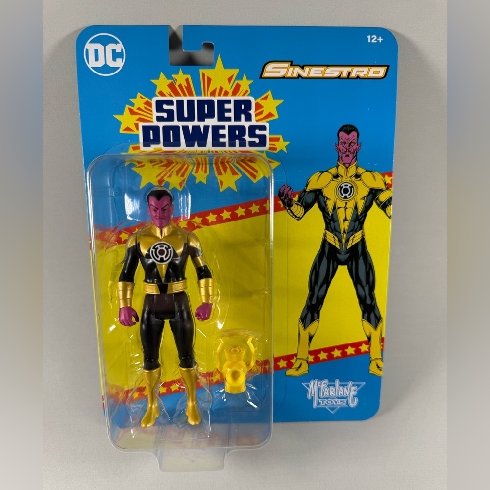 New McFarlane DC Super Powers Sinestro (Sinestro Corps War)